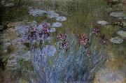 Irises and Water Lillies Claude Monet